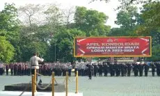 Polda Jabar Gelar Apel Konsolidasi Ops Mantap Brata Lodaya