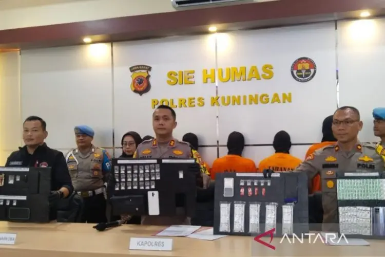 Polisi Ungkap Jaringan Narkoba di Kuningan, Tiga Orang Residivis