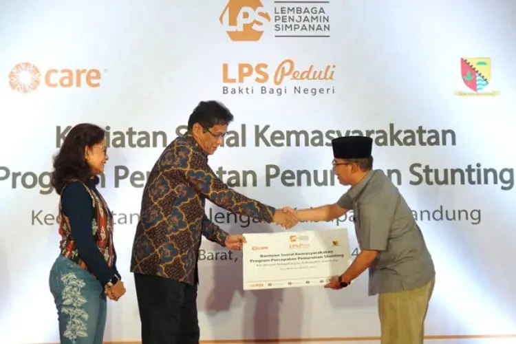 FOTO: LPS Gelar Program Percepatan Penurunan Stunting di Pangalengan