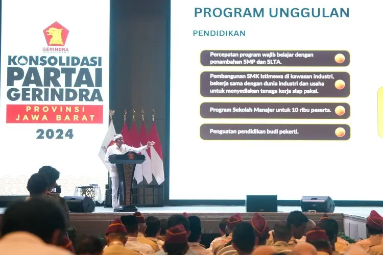 Gerindra Gelar Konsolidasi Menangkan KDM-Erwan di Pilgub Jabar
