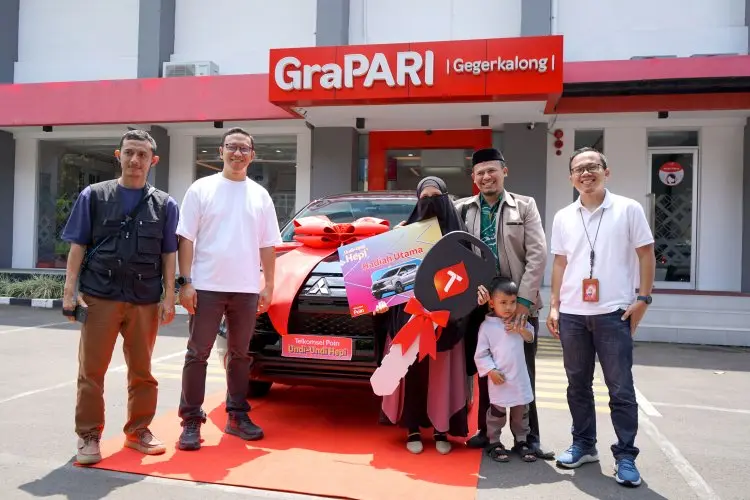 Ibu Rumah Tangga Boyong Xpander Ikut Program Undi-Undi Hepi Telkomsel