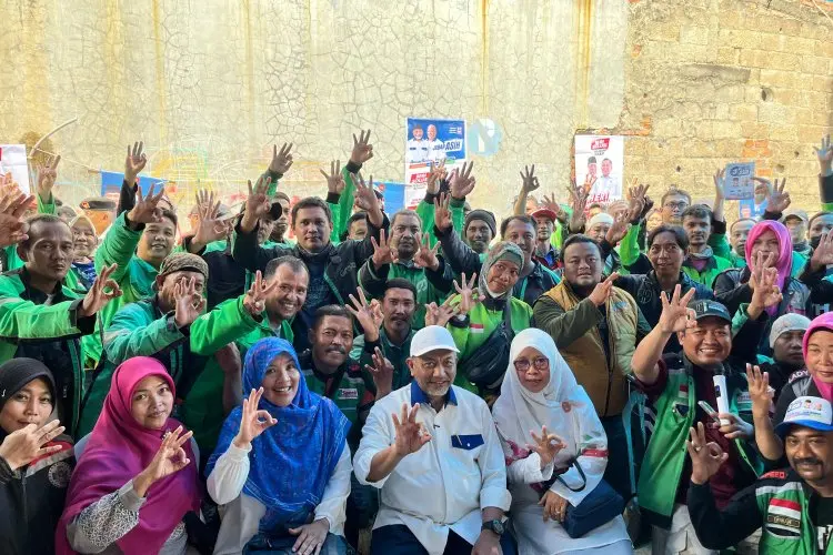 Ratusan Ojol Kota Bekasi Deklarasi Dukungan, Titip Nasib Mereka ke Pasangan ASIH