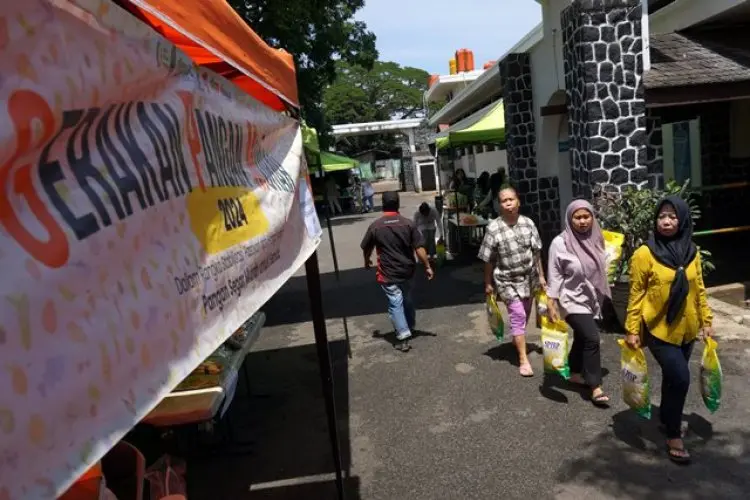 FOTO: Gerakan Pangan Murah Serentak Nasional di Bandung