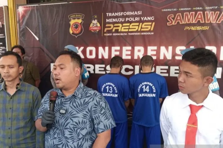 Busyet! Bikin Konten Pornografi Anak, Jual di Medsos, Dua Pria Ini Diringkus Polres Cirebon Kota