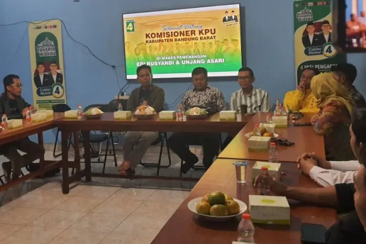 Tim Pemenangan Edi Rusyandi-Unjang Asari Minta KPU KBB Pastikan Tim Perumus Tidak Teraflisasi ke Salah Satu Paslon