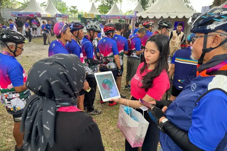 MS GLOW Aesthetic Clinic Bandung Dukung KAI Railway Cyclist Fest 2024
