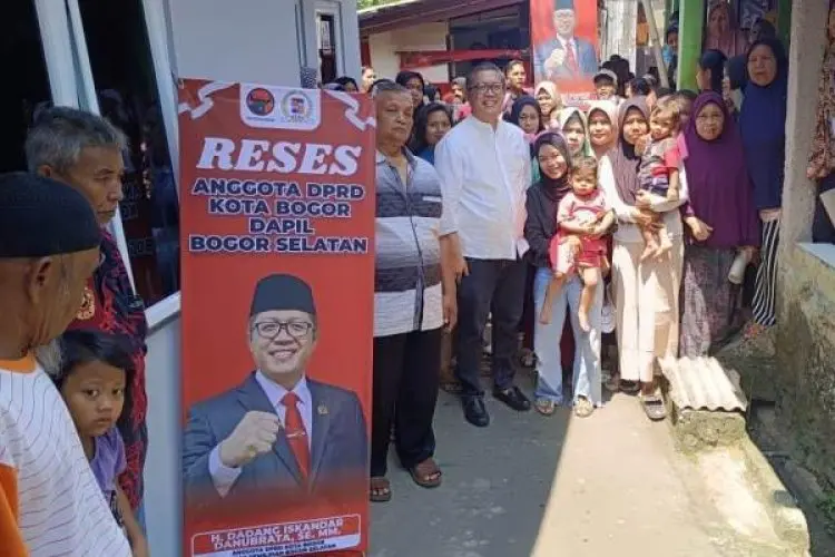 Dadang Iskandar Danubrata Serap Aspirasi Warga Bogor Selatan saat Reses, Warga Minta Dibangun TPT dan Pasang PJU