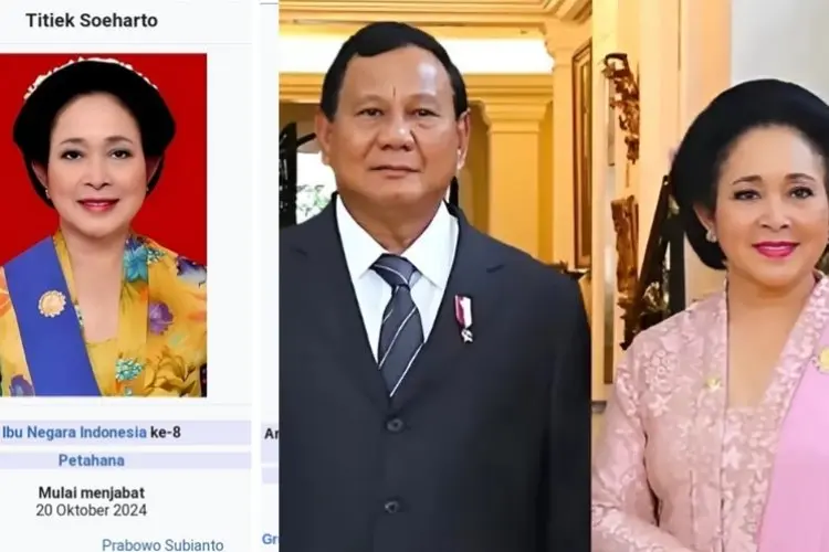 Sempat Buat Heboh, Status Titik Soeharto Jadi Ibu Negara RI ke-8 Usai Prabowo Dilantik Jadi Presiden Kini Hilang