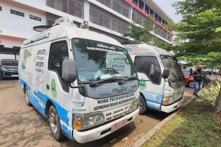 Mobil Layanan Adminduk Disdukcapil KBB Rusak Berat di Tengah Target Perekaman e-KTP untuk Pilkada Serentak 2024
