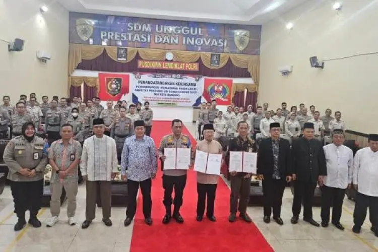 Tingkatkan Kompetensi, Pusdikmin Lemdiklat Polri Gandeng Lembaga Non Polri