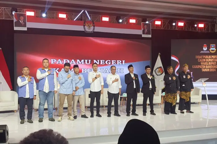 Debat Publik Perdana Pilbup Bandung Barat 2024 Usai, KPU KBB Bakal Lakukan Evaluasi