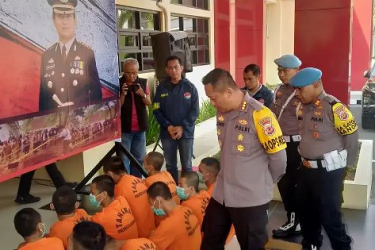 20 Orang  Tersangka Pengedar Narkoba Berhasil Dibekuk Polresta Bandung