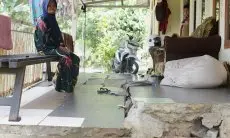 Warga Kampung Curug Desa Bojong Koneng Korban Bencana Pergeseran Tanah Berharap Direlokasi