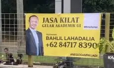 Viral Spanduk Promosi Gelar Kilat di UI, BEM UI Diduga Sindir Proses Lulus Cepat Bahlil Lahadalia