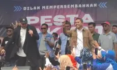 Hibur Ratusan Massa, DILAN Datangkan King Nassar untuk Meriahkan Kampanye di Padalarang