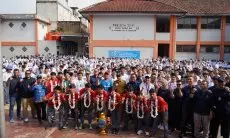Telkomsel Bagikan 1.000 Voucher by.U  ke seluruh siswa SMAN 18 Bandung