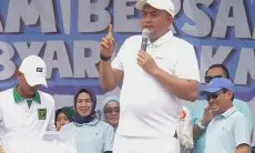 5 Ribu Warga Sambut Antusias Kampanye Rudy Susmanto di Sukaraja,  Ada yang Jalan Kaki 3 Kilometer