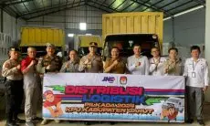 Gandeng JNE, KPU Kabupaten Garut Distribusikan Logistik Pilkada Serentak 2024