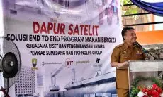 Sekda Herman Suryatman Apresiasi Dapur Satelit di Sumedang 
