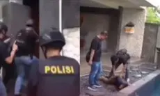 Viral Detik-detik Pabrik Narkoba Rp1,5 Triliun Digerebek, Ada yang Sembunyi di Kolam Renang