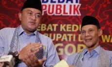 Rudy Susmanto-Jaro Ade Diprediksi Menang Telak Pilbup Bogor 2024