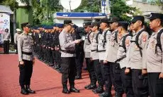 Apel Pergeseran Pasukan, Polresta Bandung Siapkan 1.244 Personel PAM TPS Pilkada Serentak 2024