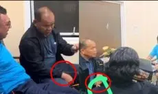 Beredar Foto AKP Dadang Iskandar Merokok Tanpa Diborgol Usai Ngaku Tembak Juniornya