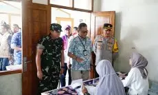 Kapolresta Bandung Bersama Forkopimda Monitoring TPS di Sejumlah Wilayah Kabupaten Bandung
