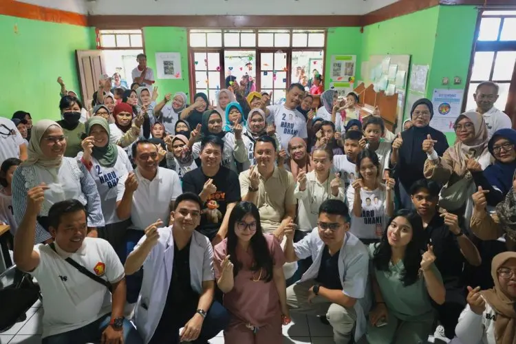Kesira Gerindra Kolaborasi dengan Sahabat Bang Dasco Gelar Pemeriksaan Kesehatan Gratis, Zero Stunting Jadi Misi Utama