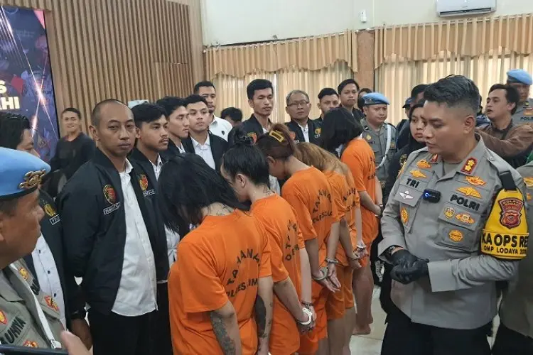 Sematkan Link Judol di Kontennya, Lima Selebgram ini Diringkus Jajaran Sat Reskrim Polres Cimahi