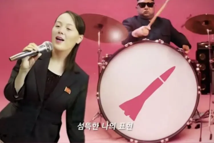 Pemimpin Korea Utara Kim Jong Un dan Adiknya Cover Lagu 'APT' Rose BLACKPINK dengan Lirik 'Roket'