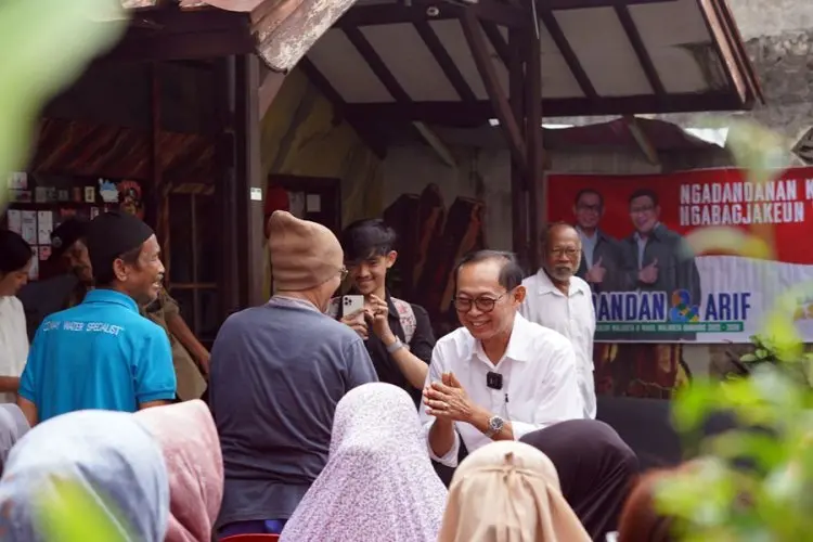 Program Koperasi RW dan Youth Space dari Paslon Dandan Arif Disambut Antusias Warga Cigending