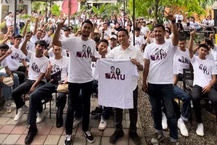 Ratusan Relawan Muda Dukung Sendi-Melli di Pilwalkot Bogor 2024