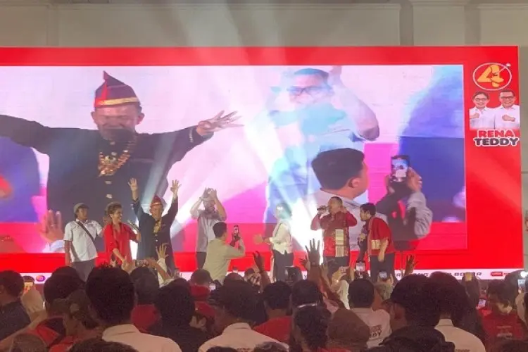 Ribuan Komunitas Anak Rantau Sumatera Dukung Rena-Teddy