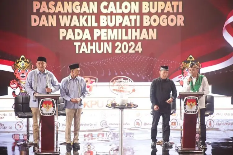 Debat Cabup-Cawabup Bogor, Malam Ini Ditayangkan di TV Nasional