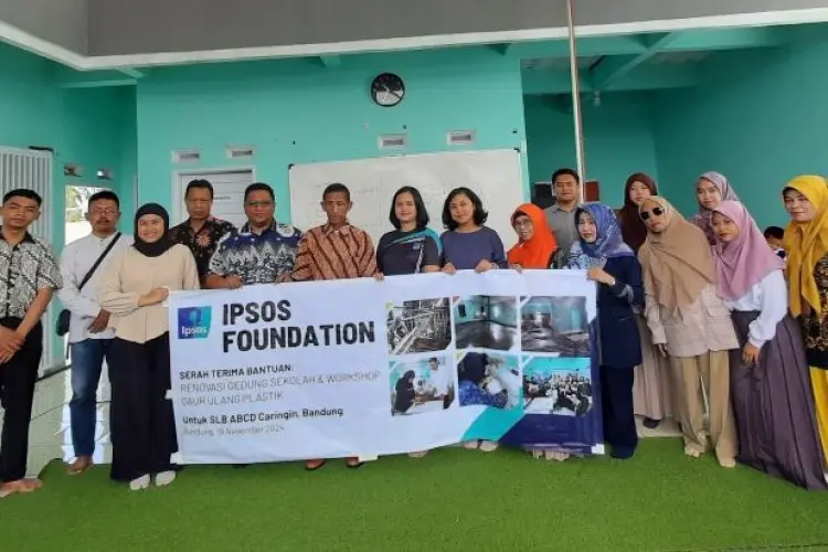 Siswa SLB ABCD Caringin Tidak Lagi Khawatir Karena Kelas Bocor, Usai Direnovasi Ipsos Foundation