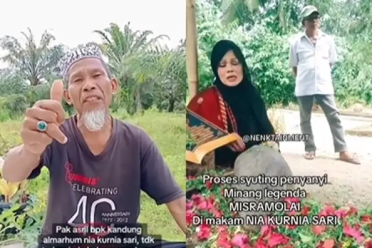 Viral! Makam Nia Kurnia Sari Gadis Penjual Gorengan yang Jadi Korban Pembunuhan Dijadikan Tempat Syuting Video Klip