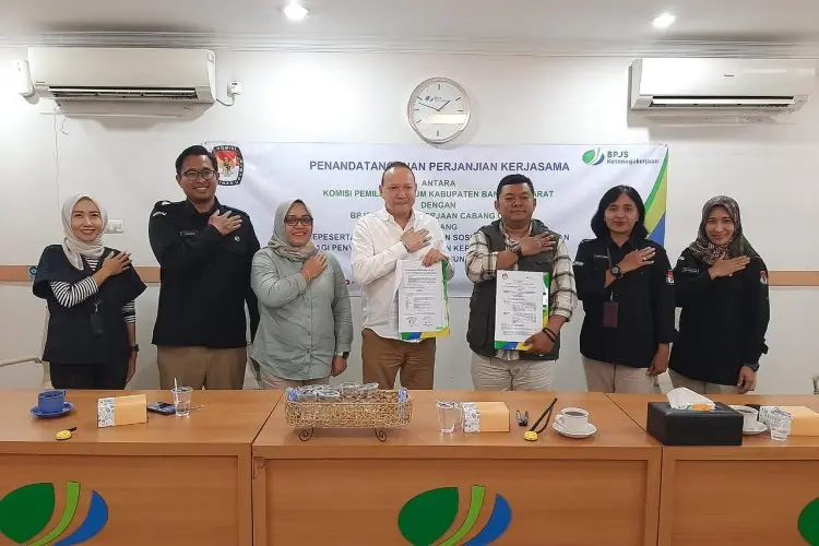 Jalin Kerjasama dengan BPJS Ketenagakerjaan, KPU KBB Pastikan 23.633 Badan Adhoc Penyelenggara Pilkada Mendapat JKK dan JKM