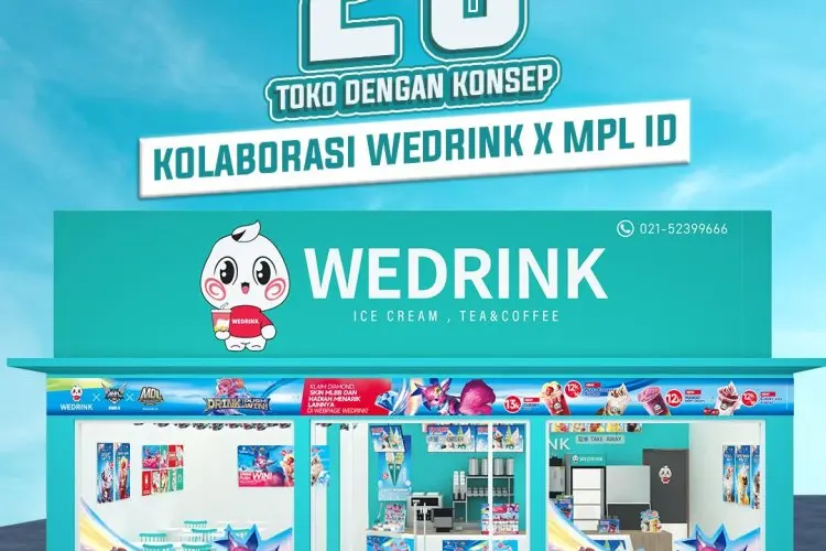 Desain Modern dan Atmosfer Nyaman di Theme Store Wedrink x MPL ID: Tempat Nongkrong Asyik untuk Semua Usia