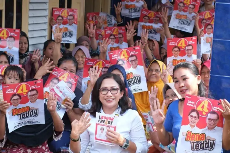 Jelang Pencoblosan, Elektabilitas Rena-Teddy Diperingkat Tiga