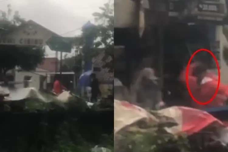 Video Detik-detik Pedagang Es Doger Jadi Korban Pembacokan Pria Diduga Preman di Cileunyi