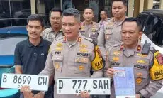 Menyalahunakan Pelat Nomor, Dua Mobil Mewah Diamankan Jajaran Satlantas Polres Cimahi