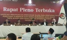 Hasil Rapat Pleno Terbuka, Paslon Nomor Urut 2 Resmi Ditetapkan jadi Pemenang Pilkada Serentak 2024 di Bandung Barat