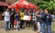 Peduli Bencana Alam di Kabupaten Cianjur Telkomsel Berikan Bantuan kepada Warga Terdampak