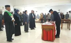 Lantik 19 Pejabat, Hery Antasari Ingatkan Soal Profesionalitas dan Integritas 