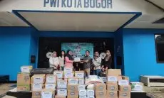 PWI PEKA Kota Bogor Terima Bantuan dari Fosil untuk Korban Bencana Alam Sukabumi dan Cianjur 