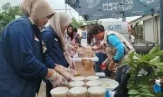 Food Truck PLN Hadir Ringankan Beban Pengungsi Desa Sukamaju