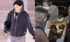 Kembali ke Korea, Rose BLACKPINK Dijemput Hank di Bandara
