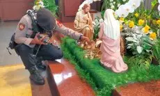 Lakukan Sterilisasi di Gereja, Polres Cimahi Terjunkan Unit K-9 untuk Amankan Perayaan Natal