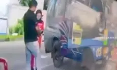 Hanya 4 Jam, Sopir Angkot Pelaku Pelecehan Petugas SPBU yang Viral di Medsos Diamankan Jajaran Satreskrim Polres Cimahi 
